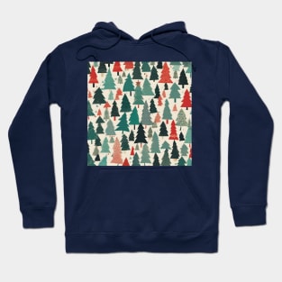 Christmas Tree Pattern Chiyogami Hoodie